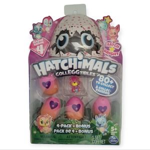 Hatchimals Colleggtibles Season 4 4 Pack With Bonus Armadillark Pink